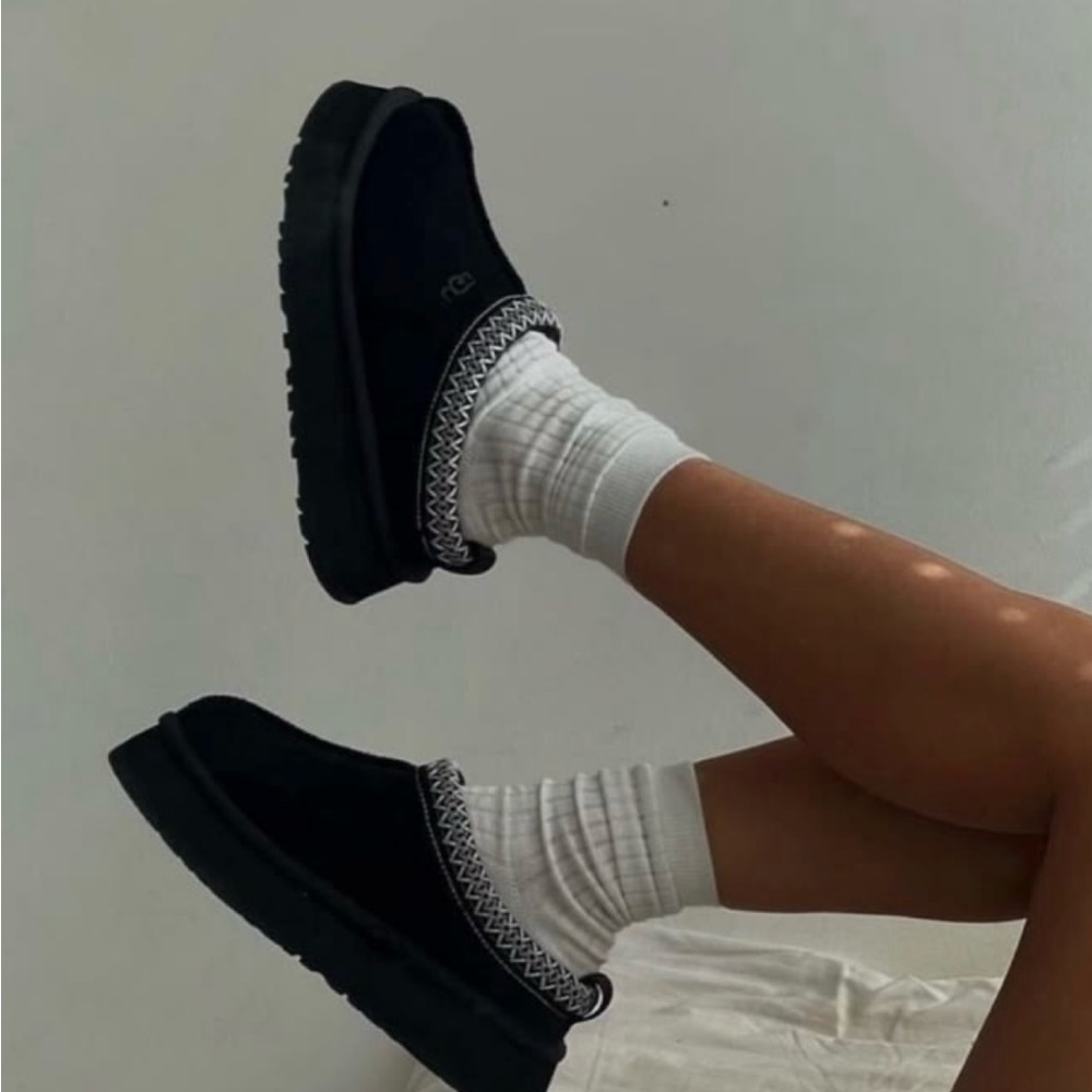 UGG Women’s Tazz II Black Slippers Size 7